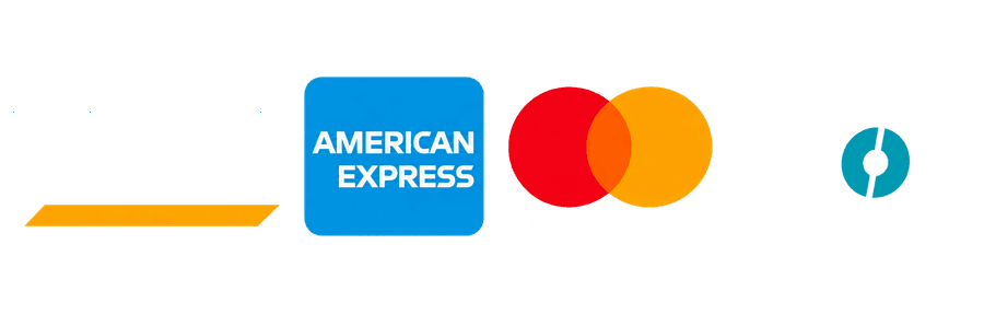 Visa, American Express, Mastercard ve Troy ile güvenli ödeme